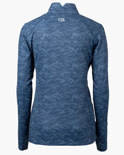 Women's Recycled Camo Quarter Zip Pullover — view 9
