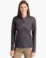 Women's Recycled Camo Quarter Zip Pullover