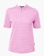 Virtue Recycled Stripe Featherlight Pique Women's Half Zip — view 8