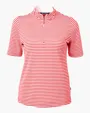 Virtue Recycled Stripe Featherlight Pique Women's Half Zip — view 11