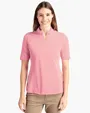 Virtue Recycled Stripe Featherlight Pique Women's Half Zip — view 5