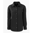 Roam Recycled Buttery-Soft Knit Womens Button Down Shirt Jacket — view 3