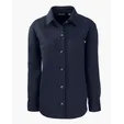 Roam Recycled Buttery-Soft Knit Womens Button Down Shirt Jacket — view 4