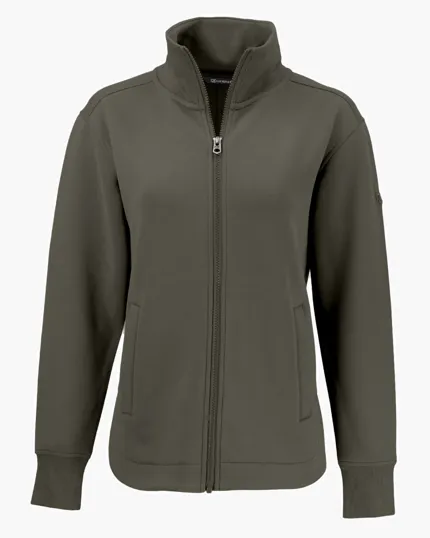 Roam Recycled Buttery-Soft Knit Womens Full Zip Jacket — view 9