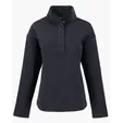 Hunts Point Recycled Fleece Women's Hybrid Snap Placket Pullover — view 5