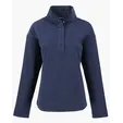 Hunts Point Recycled Fleece Women's Hybrid Snap Placket Pullover — view 6
