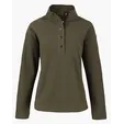 Hunts Point Recycled Fleece Women's Hybrid Snap Placket Pullover — view 7