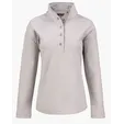 Hunts Point Recycled Fleece Women's Hybrid Snap Placket Pullover — view 8