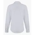 Women's Long Sleeve Recycled Cotton-Blend Pique Button Down Shirt — view 4