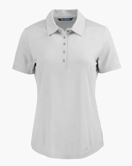 Coastline Recycled Double Peached Womens Polo — view 12