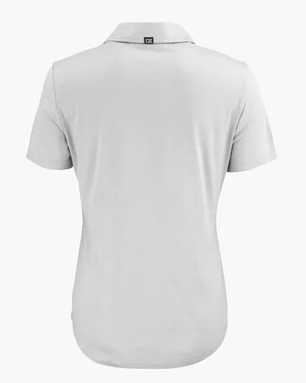 Coastline Recycled Double Peached Womens Polo — view 23