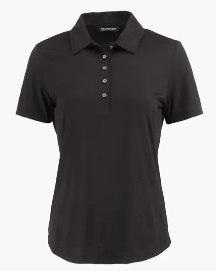 Coastline Recycled Double Peached Womens Polo — view 13