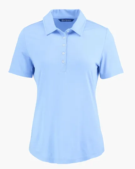 Coastline Recycled Double Peached Womens Polo — view 15