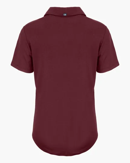 Coastline Recycled Double Peached Womens Polo — view 27