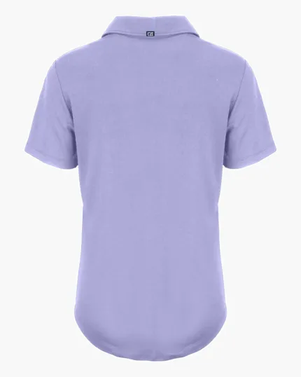 Coastline Recycled Double Peached Womens Polo — view 28