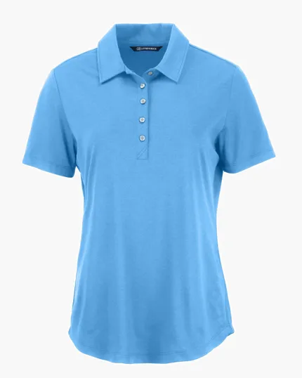 Coastline Recycled Double Peached Womens Polo — view 20