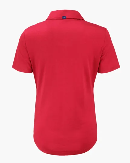 Coastline Recycled Double Peached Womens Polo — view 33
