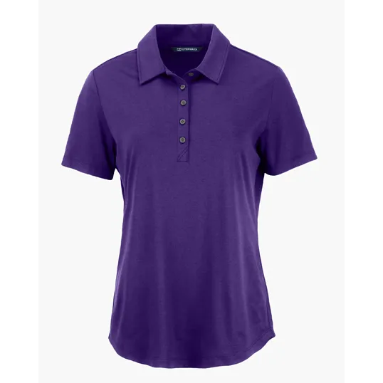 Coastline Recycled Double Peached Womens Polo — view 40