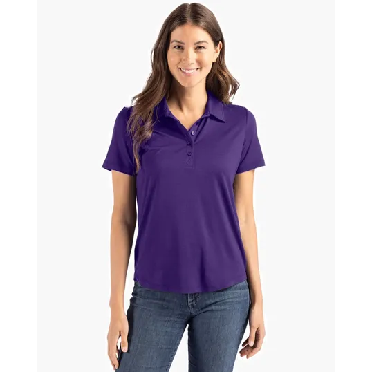Coastline Recycled Double Peached Womens Polo — view 37
