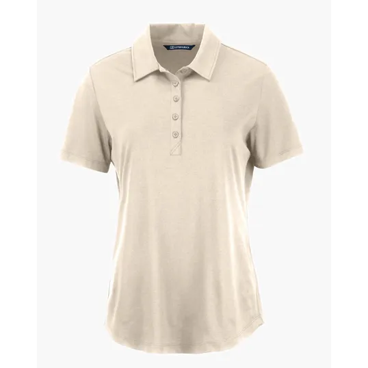Coastline Recycled Double Peached Womens Polo — view 42