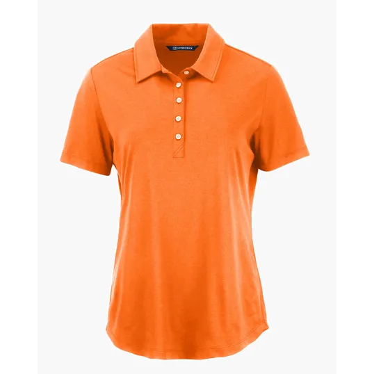 Coastline Recycled Double Peached Womens Polo — view 46