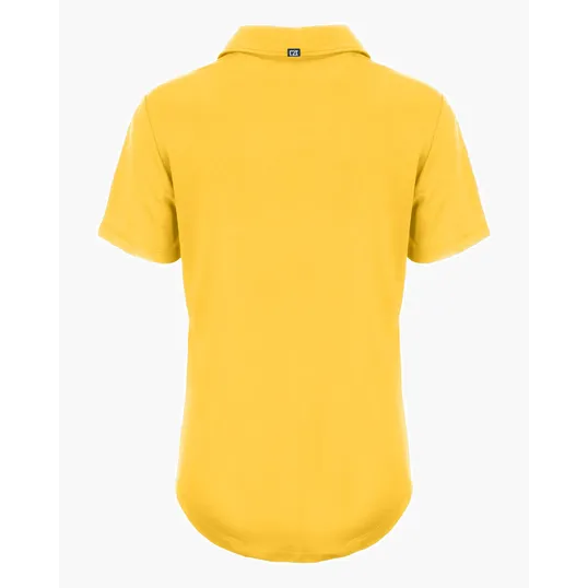 Coastline Recycled Double Peached Womens Polo — view 49