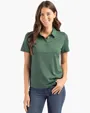 Coastline Recycled Double Peached Womens Polo — view 7