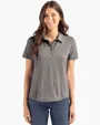 Coastline Recycled Double Peached Womens Polo — view 34