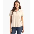 Coastline Recycled Double Peached Womens Polo — view 39