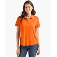 Coastline Recycled Double Peached Womens Polo — view 50