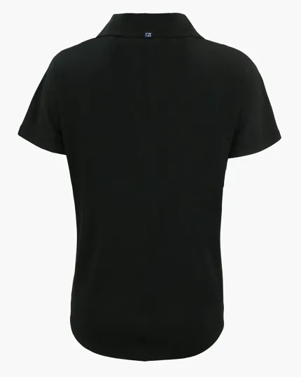 Coastline Recycled Double Peached Women's Dolman Polo — view 14