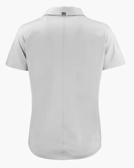 Coastline Recycled Double Peached Women's Dolman Polo — view 16