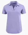 Coastline Recycled Double Peached Women's Dolman Polo — view 11