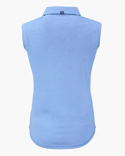 Forge Recycled Four-Way Stretch Womens Sleeveless Polo — view 17
