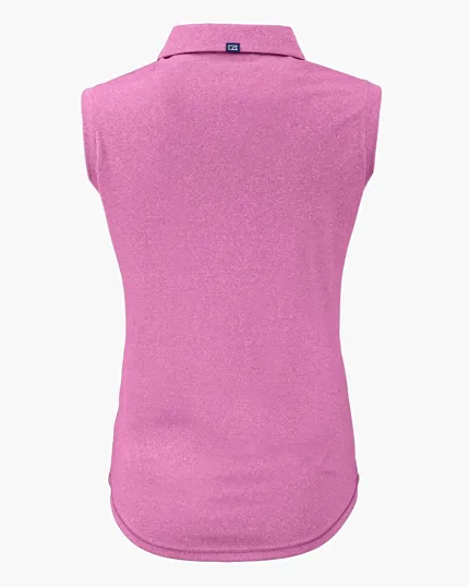 Forge Recycled Four-Way Stretch Womens Sleeveless Polo — view 21