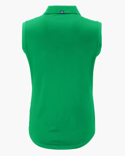Forge Recycled Four-Way Stretch Womens Sleeveless Polo — view 35