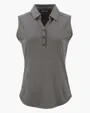 Forge Recycled Four-Way Stretch Womens Sleeveless Polo — view 8