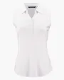 Forge Recycled Four-Way Stretch Womens Sleeveless Polo — view 13