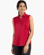 Forge Recycled Four-Way Stretch Womens Sleeveless Polo — view 26
