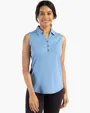 Forge Recycled Four-Way Stretch Womens Sleeveless Polo — view 27