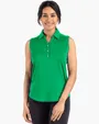 Forge Recycled Four-Way Stretch Womens Sleeveless Polo — view 32