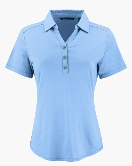 Forge Recycled Four-Way Stretch Women's Polo — view 11