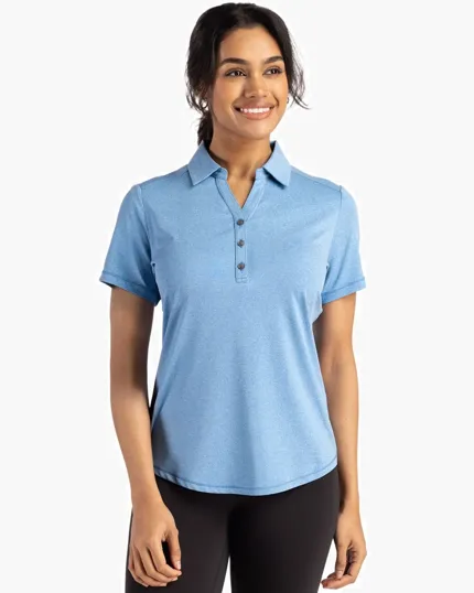 Forge Recycled Four-Way Stretch Women's Polo — view 34