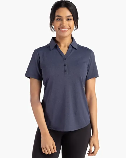 Forge Recycled Four-Way Stretch Women's Polo — view 36