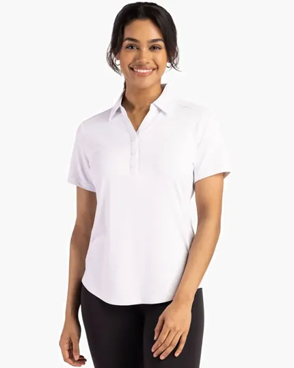 Forge Recycled Four-Way Stretch Women's Polo — view 39