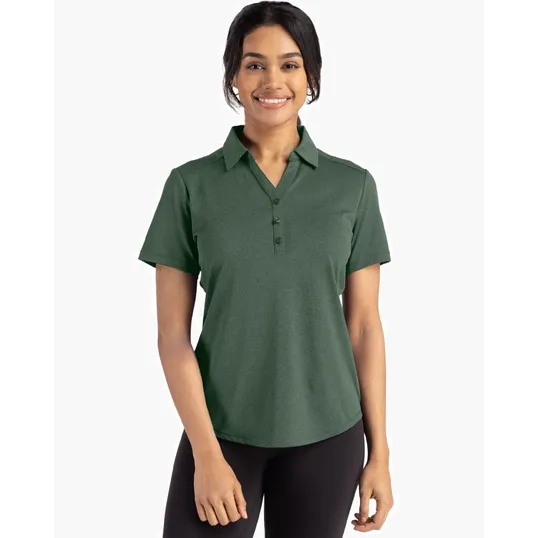 Forge Recycled Four-Way Stretch Women's Polo — view 40