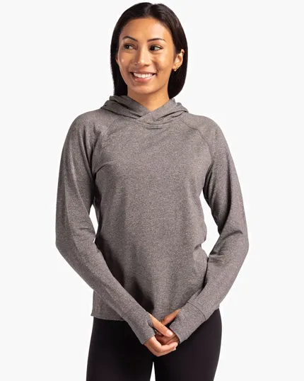 Adapt Recycled Soft Knit Stretch Women's Hooded Pullover