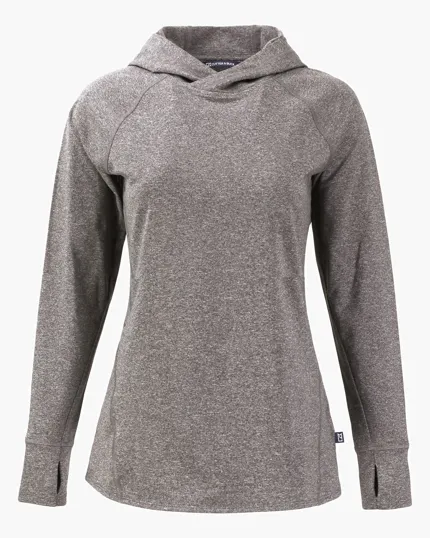 Adapt Recycled Soft Knit Stretch Women's Hooded Pullover — view 5