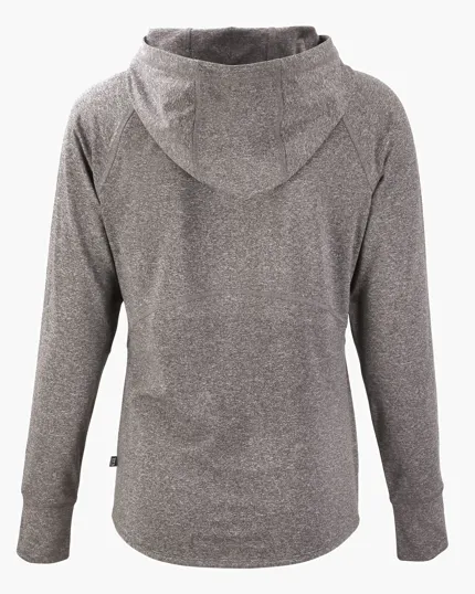 Adapt Recycled Soft Knit Stretch Women's Hooded Pullover — view 9