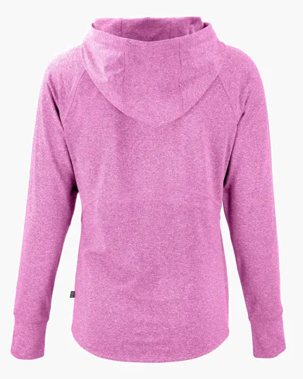 Adapt Recycled Soft Knit Stretch Women's Hooded Pullover — view 10